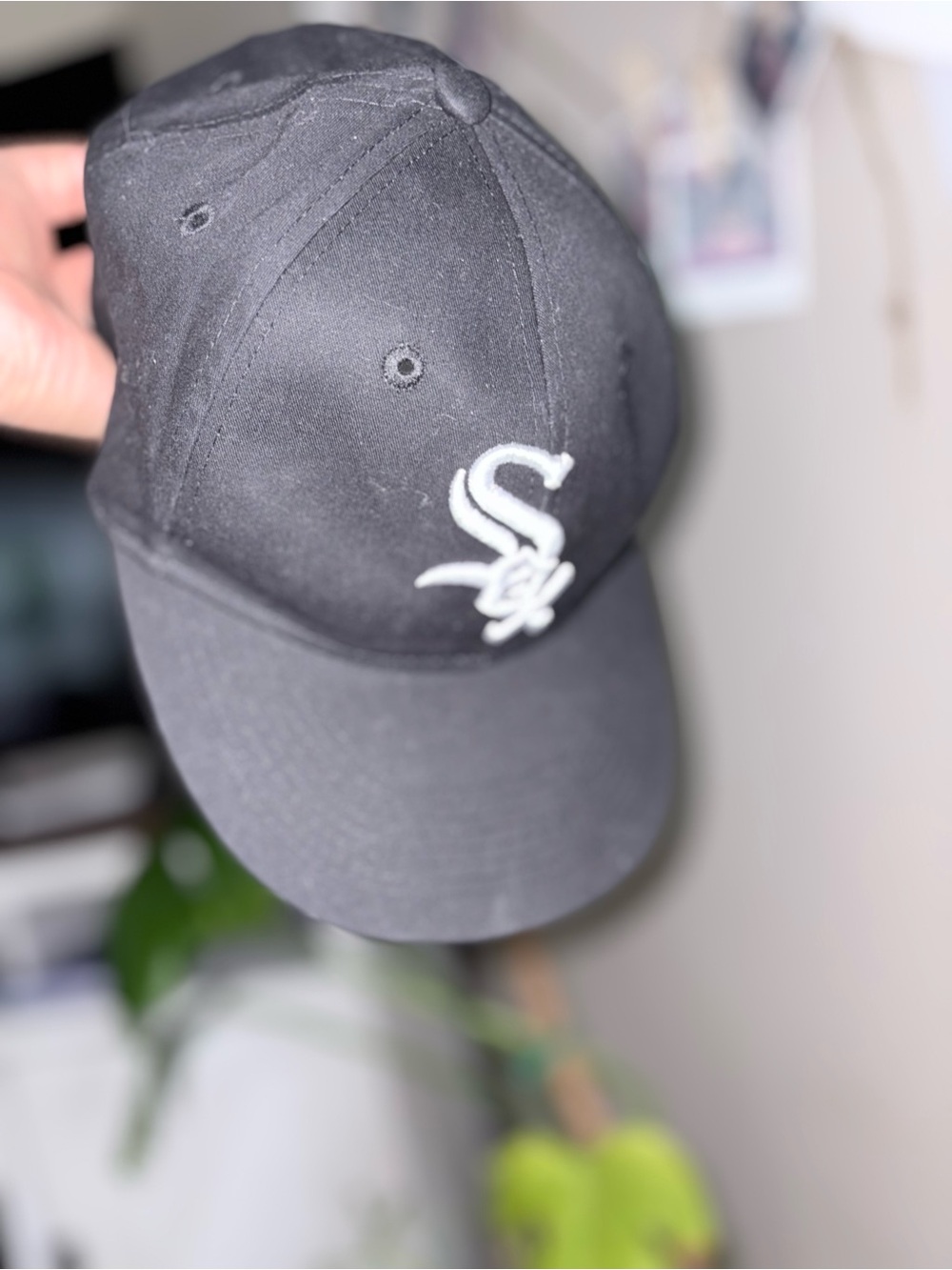 Official Chicago White Sox Hat Cap Snapback Black Embroidered